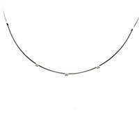 Necklace Comete Woman in Gold Diamante 0.15 Ct GLB 265 - GLB 265